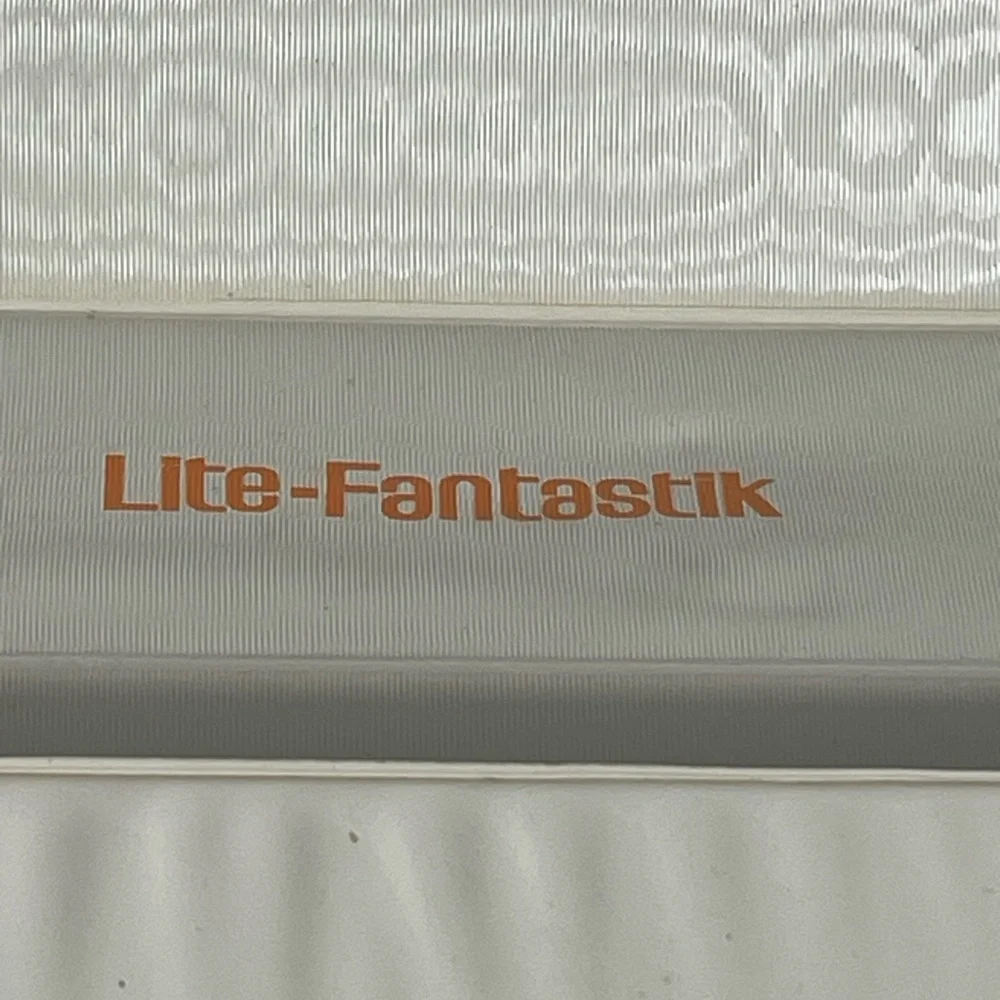 Vintage Lite-Fantastik Lighted Makeup Mirror 1970s Portable Works
